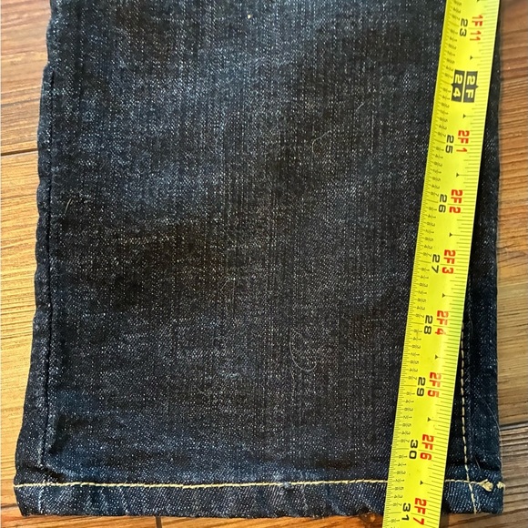 Y2K Southpole Women’s Dark Wash Bootcut Jeans Size 11 Low Rise Streetwear Denim - Picture 9 of 15